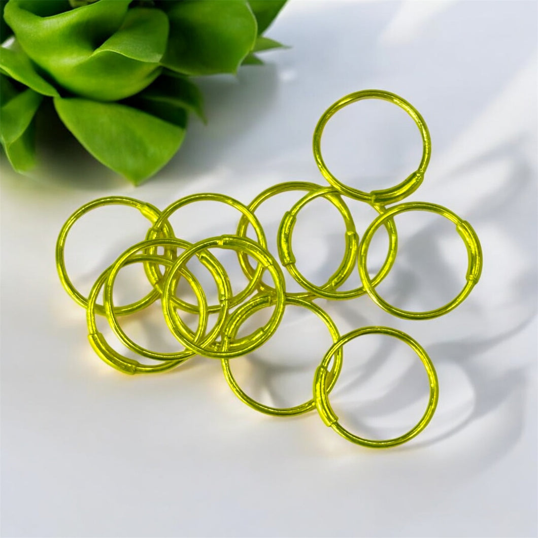 Colorful Lamination 10mm Sterling Silver 92.5 Nosering No