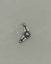 Load image into Gallery viewer, Handmade Nose Nath sterling silver 92.5 with semiprecious stones
