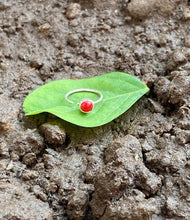 Load image into Gallery viewer, Handmade 10mm Sterling Silver 92.5 Nosering with semi-precious stones
