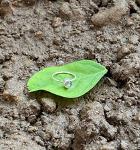 Load image into Gallery viewer, Handmade 10mm Sterling Silver 92.5 Nosering with semi-precious stones
