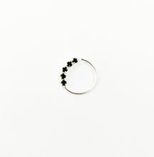 Load image into Gallery viewer, Coloured Zircon Sterling Silver 92.5 Nosering ANARO FASHIONS
