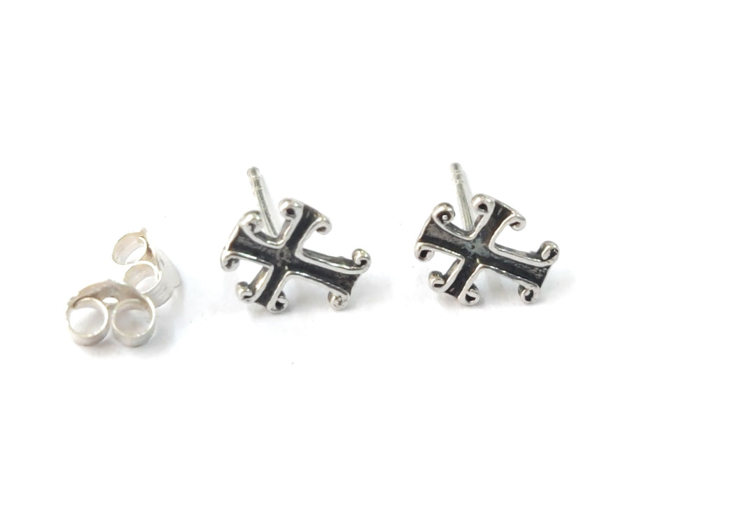 Sterling Silver Studs 9x7mm