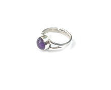 Load image into Gallery viewer, Amethyst Sterling Silver Finger Rings
