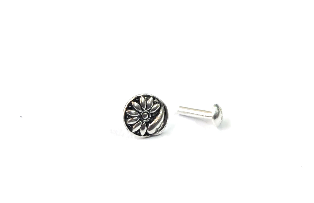 Screw sterling Silver nosepin