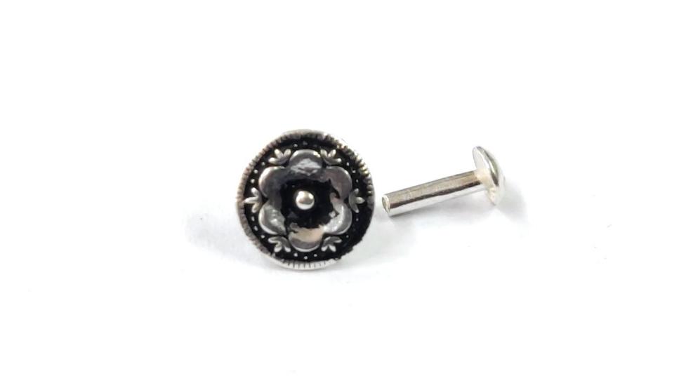 Screw sterling Silver nosepin