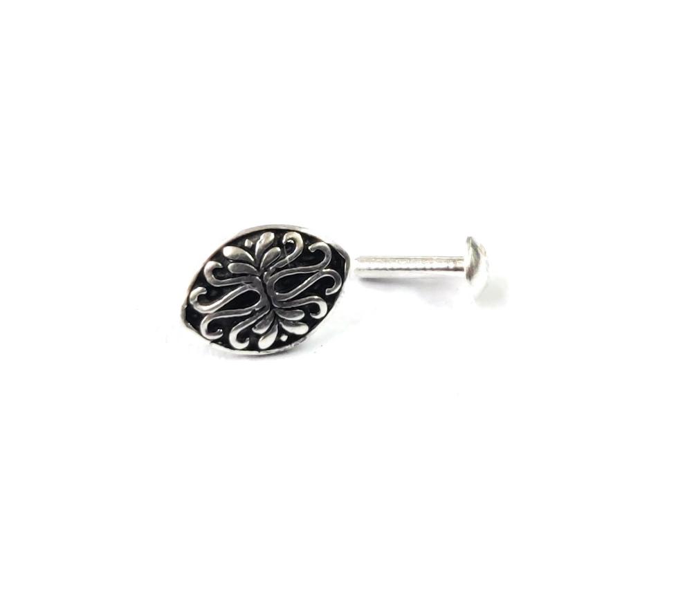 Screw sterling Silver nosepin