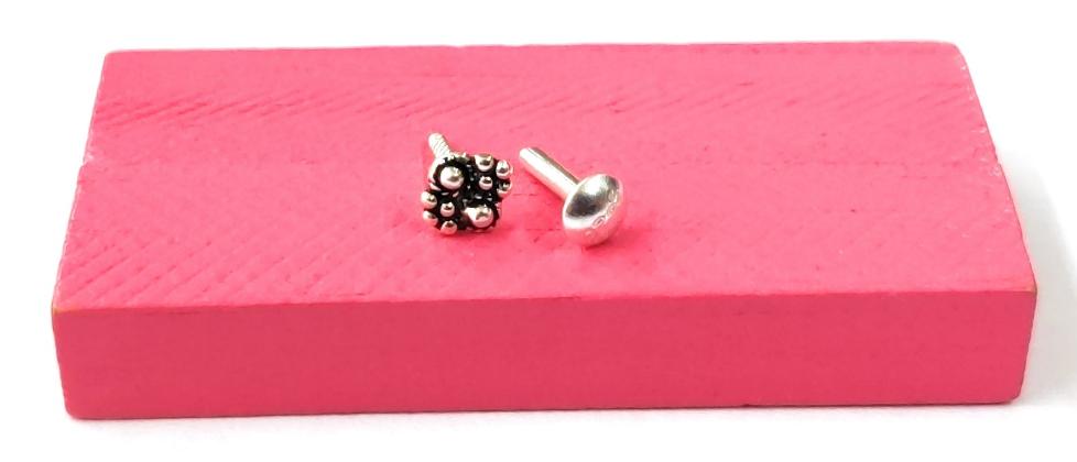 5mm Screw sterling Silver nosepin