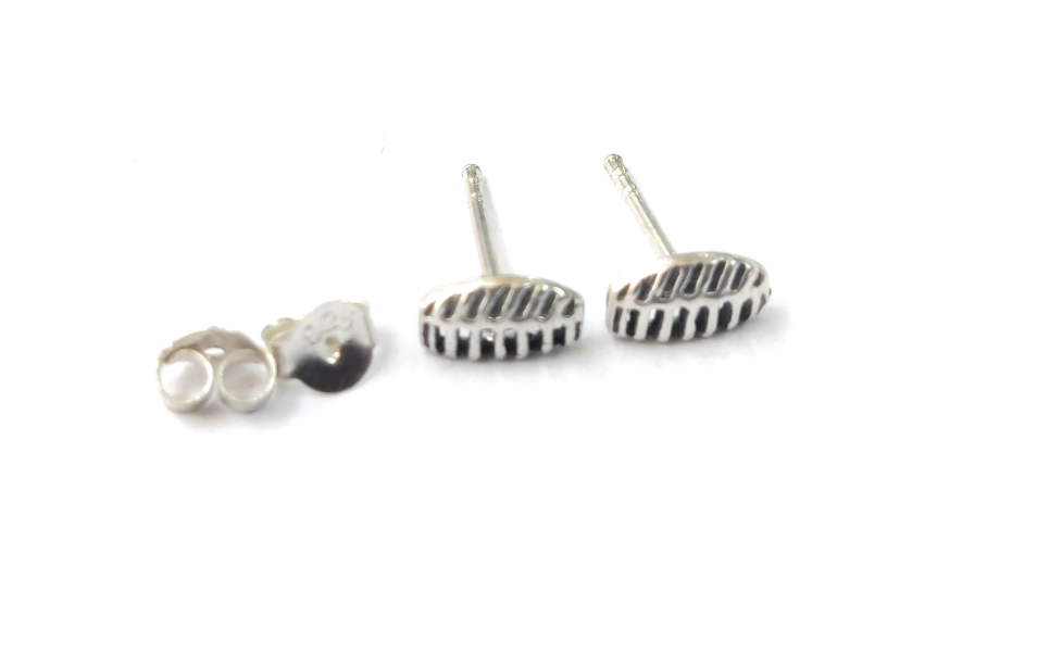 Sterling Silver Studs 7x4mm