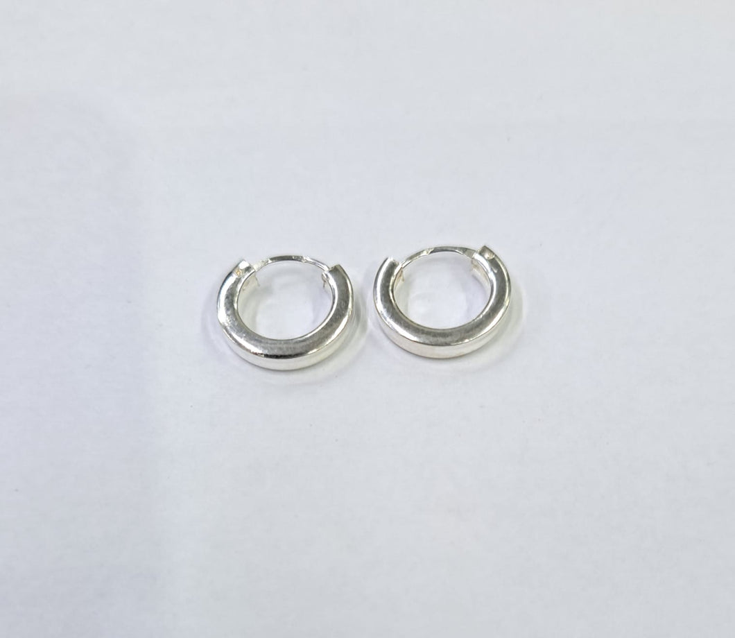 14 mm  Sterling Silver 92.5 Bali for ears.