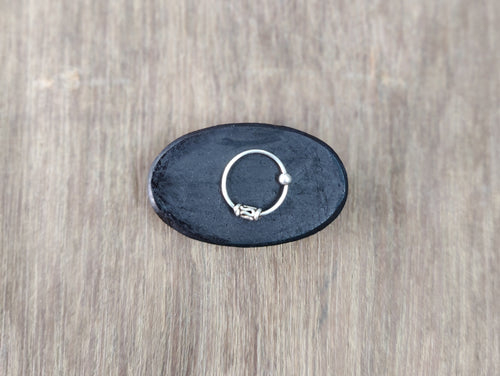 Sterling Silver 92.5 Nosering 10MM ANARO FASHIONS