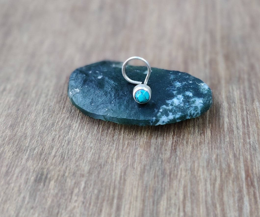 Sterling Silver Wire92.5  Nosepin ANARO FASHIONS