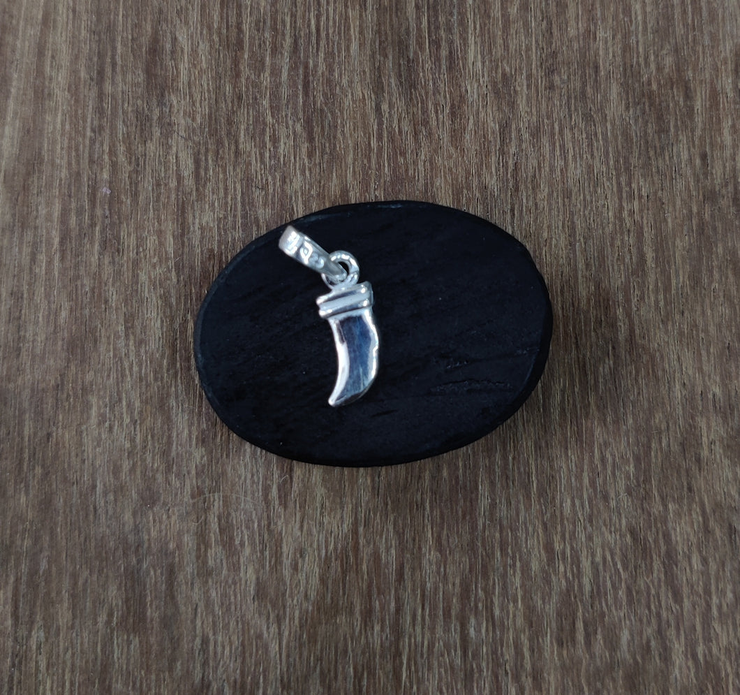 Knife Pendant Small Sterling silver 92.5 . ANARO FASHIONS