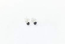 Load image into Gallery viewer, 3mm Sterling silver 92.5 Zircon ear studs for upper / helix piercing ANARO FASHIONS
