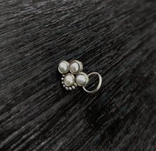 Load image into Gallery viewer, Four Stone sterling Silver 92.5 nosepins ANARO FASHIONS
