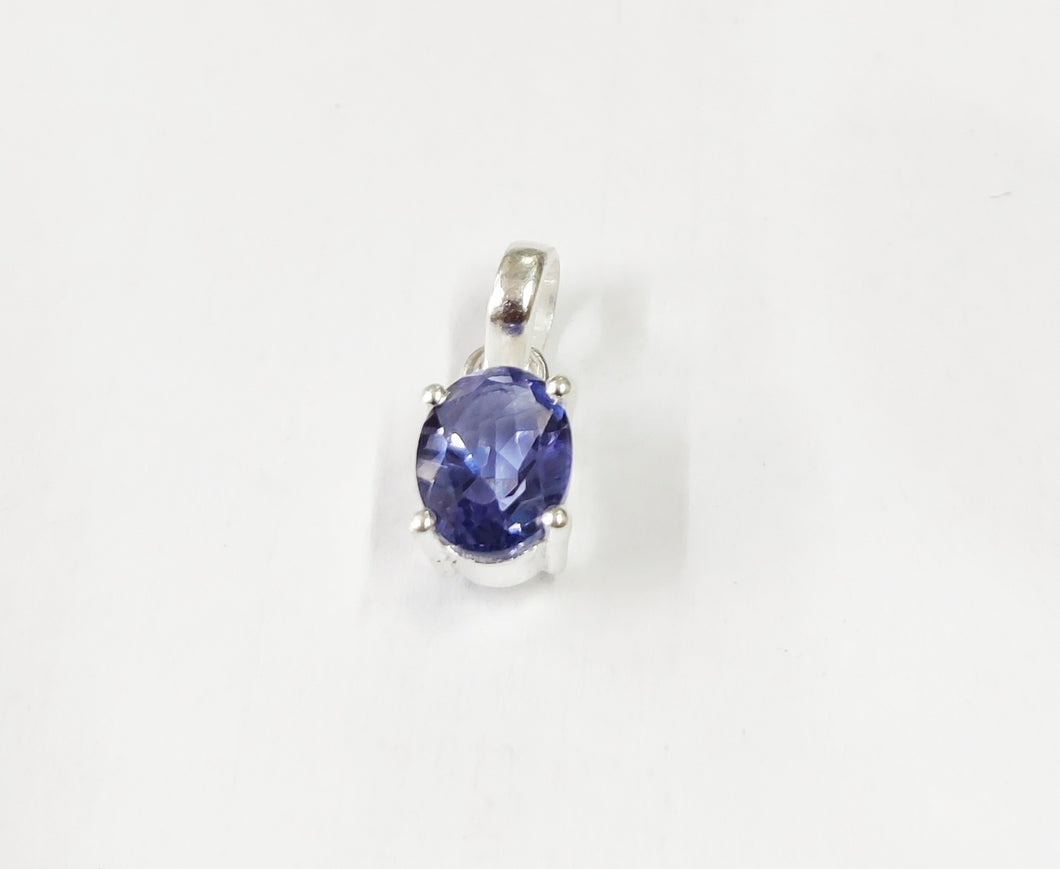 Iolite Color  Sterling silver 92.5 Pendant ANARO FASHIONS