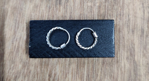 Twisted 12 mm Bali for ears. ANARO FASHIONS