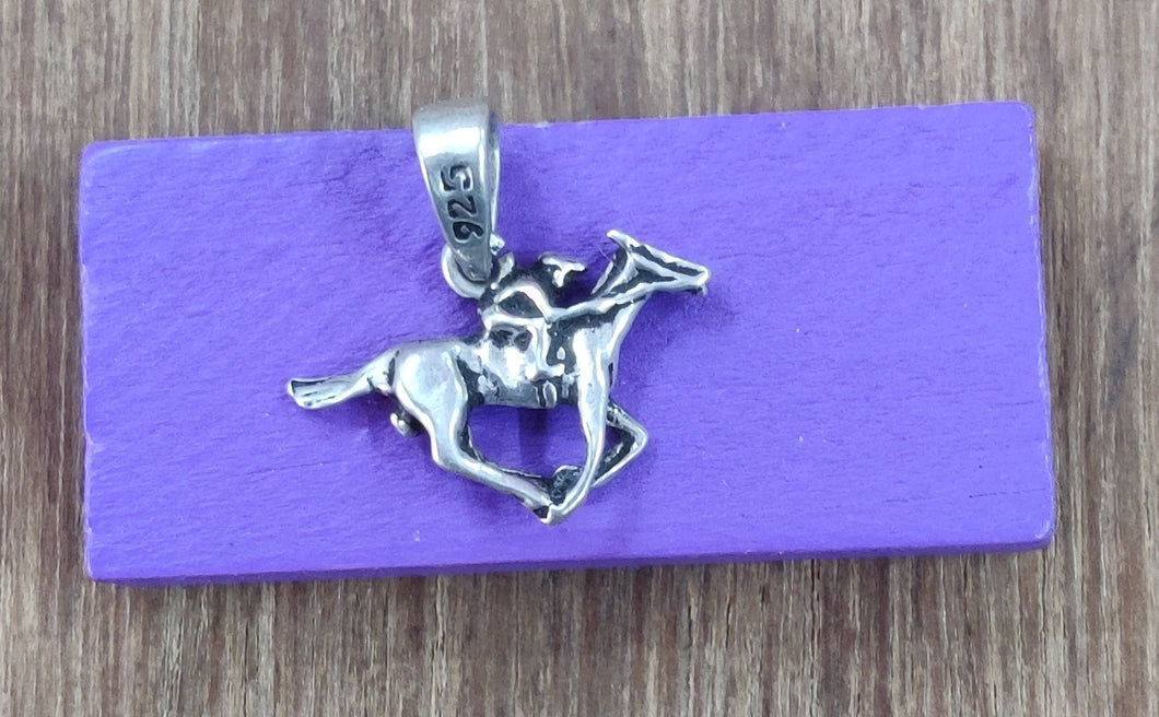 horse with ruder sterling Silver 92.5 Pendant ANARO FASHIONS