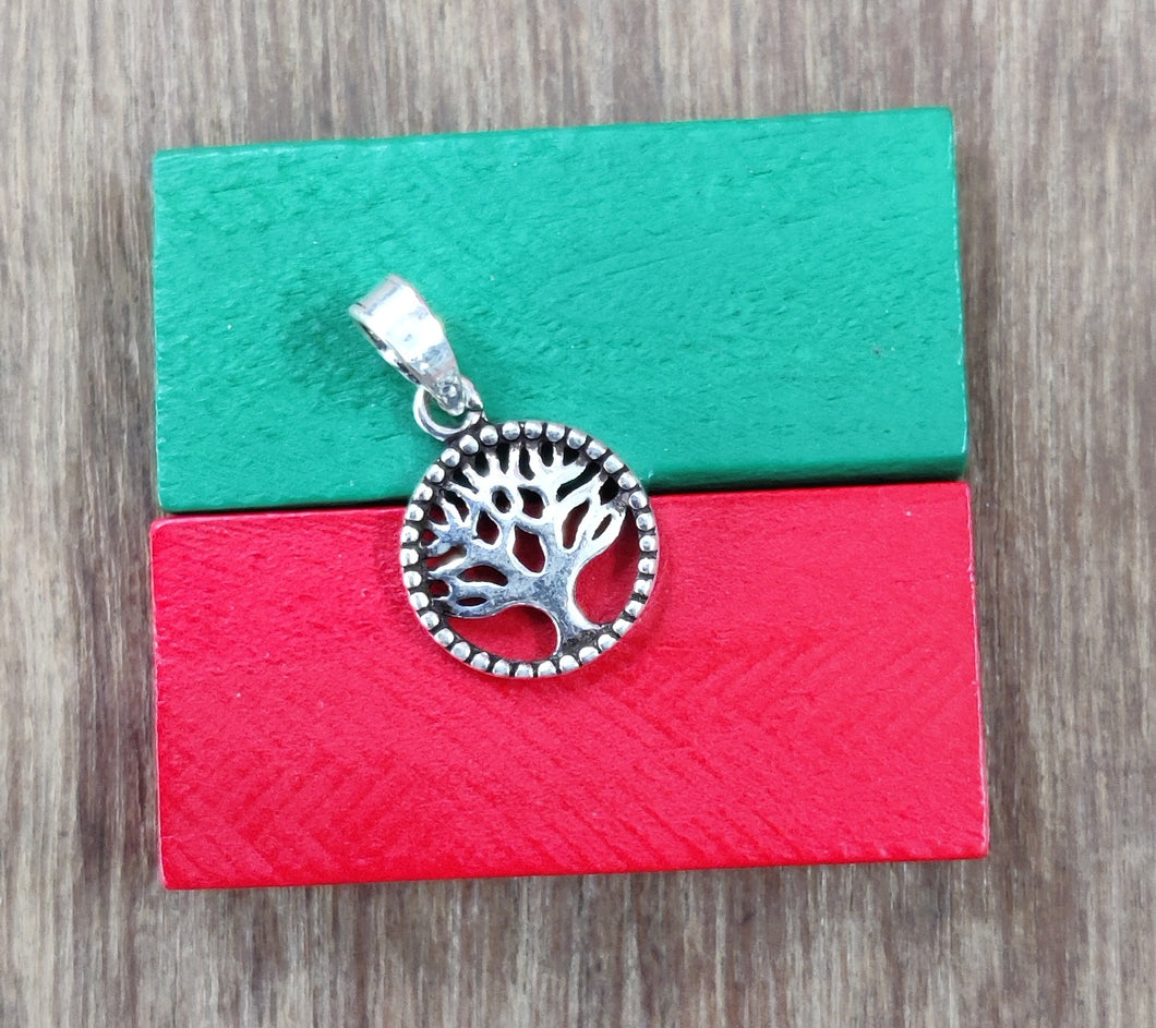 Tree of Life  sterling Silver 92.5 Pendant ANARO FASHIONS