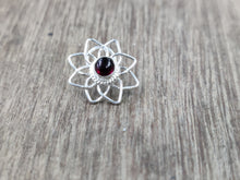 Load image into Gallery viewer, Flower Sterling Silver Wire92.5  Nosepin ANARO FASHIONS
