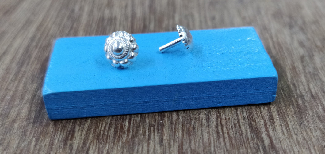 Screw sterling Silver nosepin