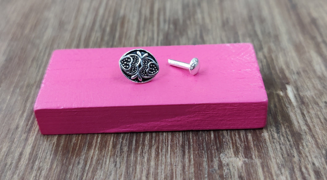 Screw sterling Silver nosepin