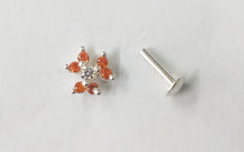 Load image into Gallery viewer, Screw sterling Silver nosepin
