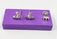 Load image into Gallery viewer, Sterling Silver Studs 9 x 7 mm
