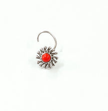 Load image into Gallery viewer, 8mm Samoha Sterling silver 92.5 Wire Nosepin
