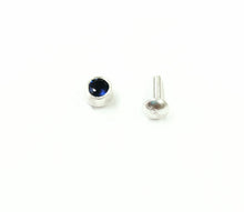 Load image into Gallery viewer, Plain Stone Screw sterling Silver nosepin
