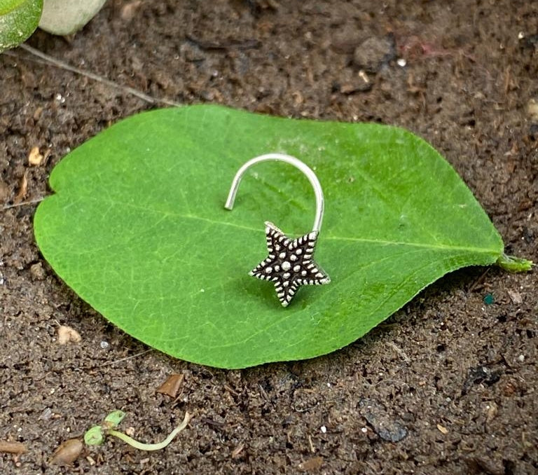 6 mm sterling silver 92.5 wire nosepin