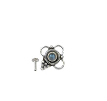 Load image into Gallery viewer, Handmade Manike Screw sterling Silver 92.5 nosepin
