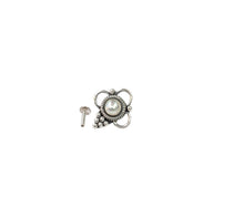 Load image into Gallery viewer, Handmade Manike Screw sterling Silver 92.5 nosepin
