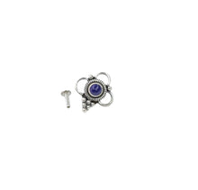 Load image into Gallery viewer, Handmade Manike Screw sterling Silver 92.5 nosepin
