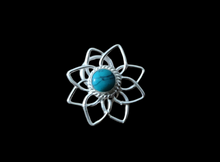 Load image into Gallery viewer, Flower Sterling Silver Wire92.5  Nosepin ANARO FASHIONS
