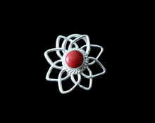 Load image into Gallery viewer, Flower Sterling Silver Wire92.5  Nosepin ANARO FASHIONS
