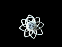 Load image into Gallery viewer, Flower Sterling Silver Wire92.5  Nosepin ANARO FASHIONS
