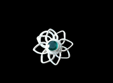 Load image into Gallery viewer, Flower Sterling Silver Wire92.5  Nosepin ANARO FASHIONS
