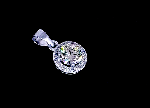 9mm Shining zircon Pendant ANARO FASHIONS