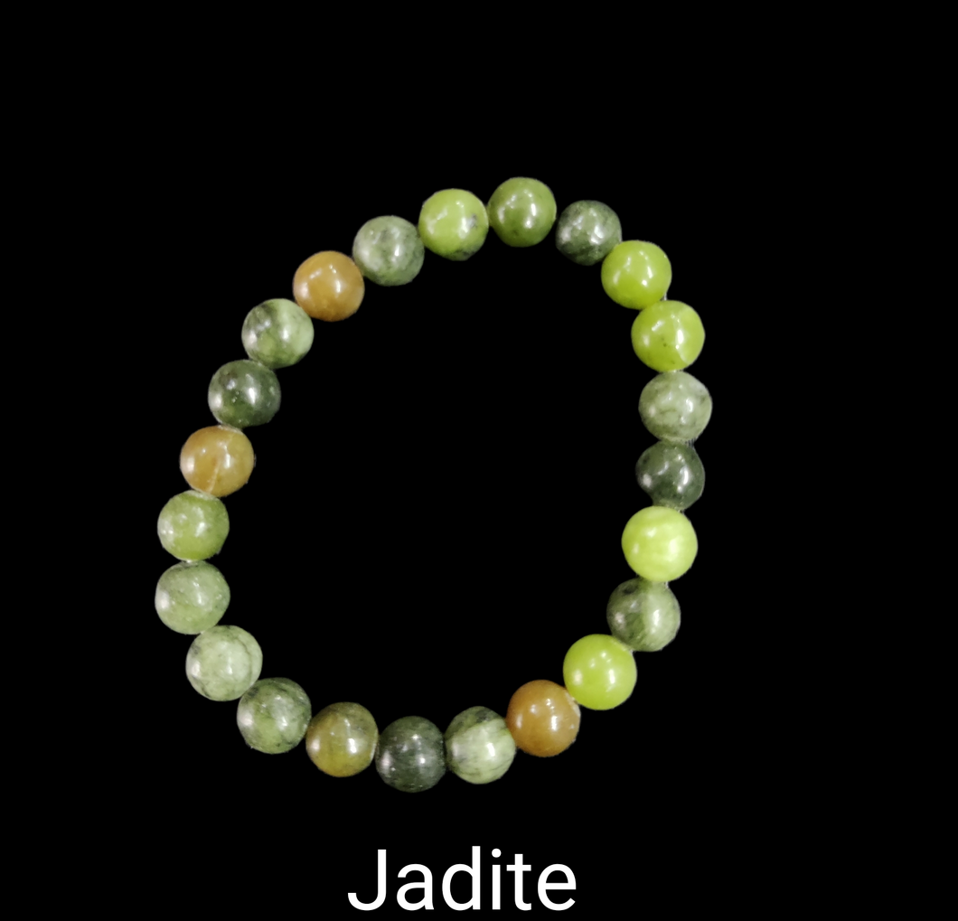 Jadeite Green Unisex Stone Bracelet