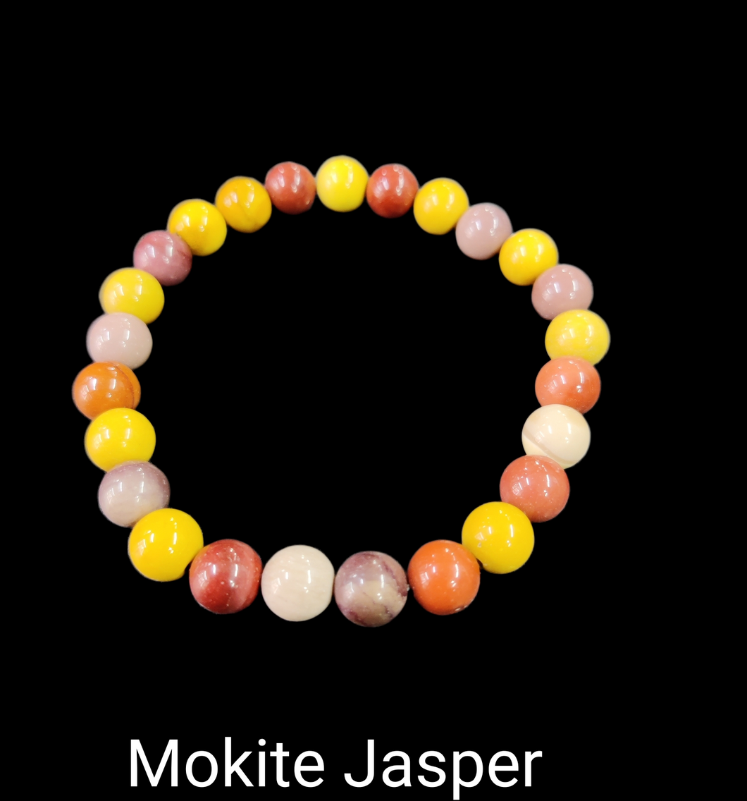 Mokite Jasper Unisex Stone Bracelet